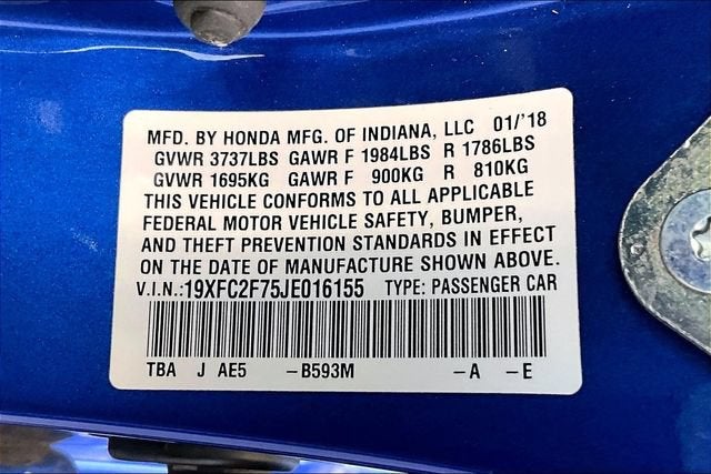 2018 Honda Civic EX