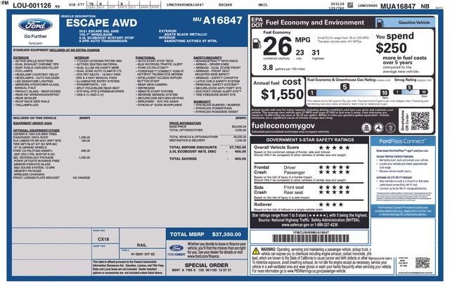 2021 Ford Escape SEL