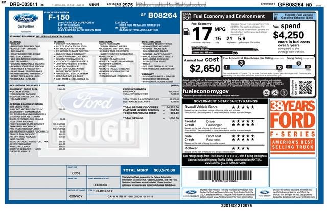 2016 Ford F-150 Platinum