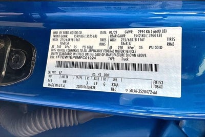 2021 Ford F-150 LARIAT