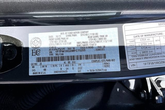 2021 Ford F-150 Raptor