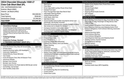 2024 Chevrolet Silverado 1500 LT (2FL)