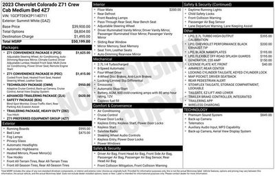 2023 Chevrolet Colorado Z71