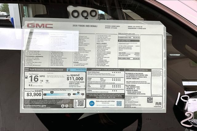 2026 GMC Yukon Denali