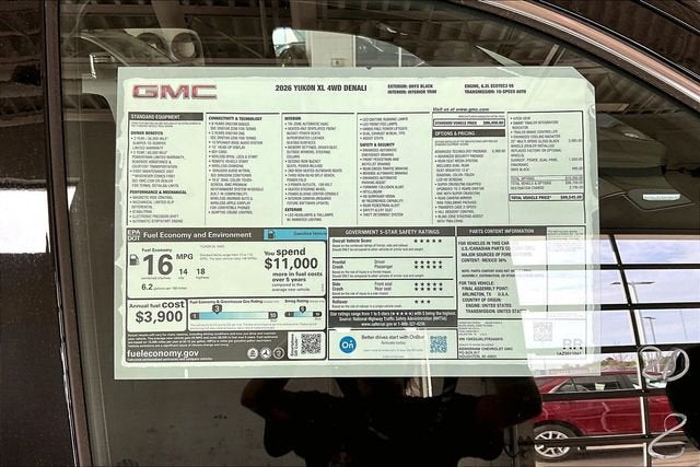 2026 GMC Yukon XL Denali