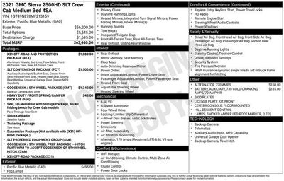 2021 GMC Sierra 2500 HD SLT