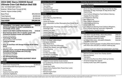 2024 GMC Sierra 2500 HD Denali Ultimate