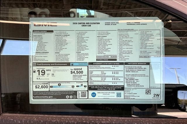 2026 GMC Canyon Elevation