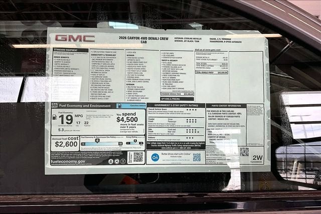 2026 GMC Canyon Denali