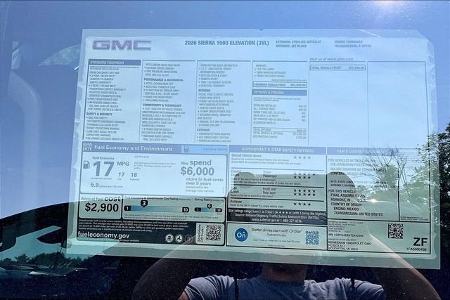 2026 GMC Sierra 1500 Elevation
