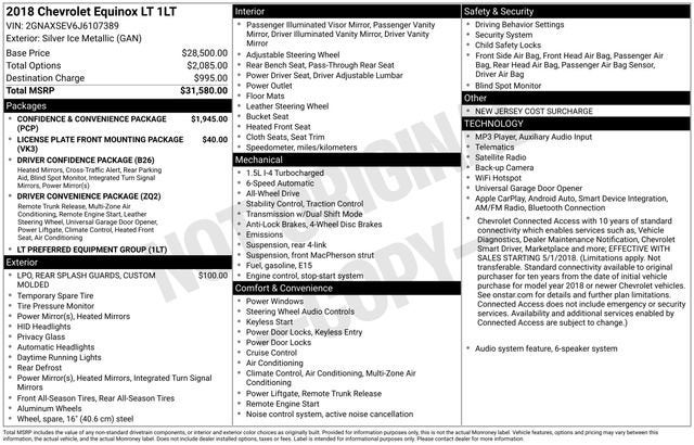 2018 Chevrolet Equinox LT