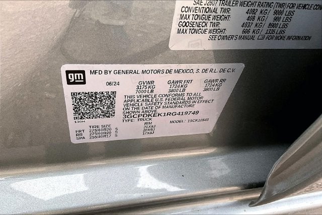 2024 Chevrolet Silverado 1500 LT (2FL)