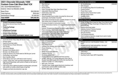 2021 Chevrolet Silverado 1500 Custom
