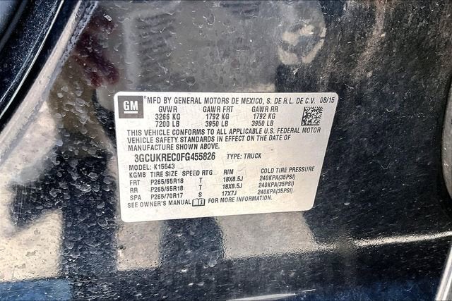 2015 Chevrolet Silverado 1500 LT
