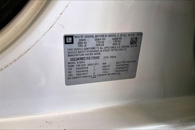 2015 Chevrolet Silverado 1500 LT