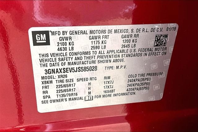 2018 Chevrolet Equinox LT