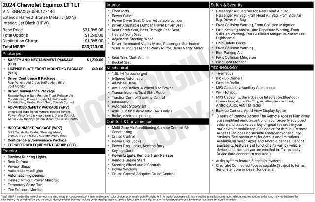 2024 Chevrolet Equinox LT