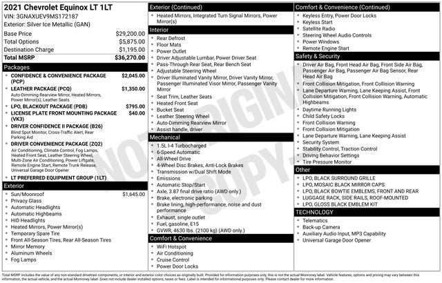 2021 Chevrolet Equinox LT