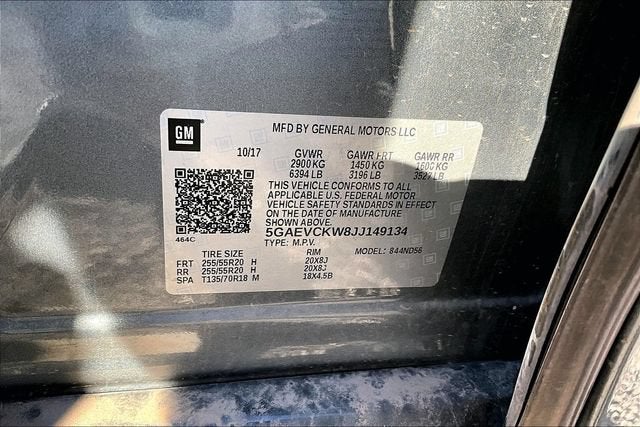 2018 Buick Enclave Avenir