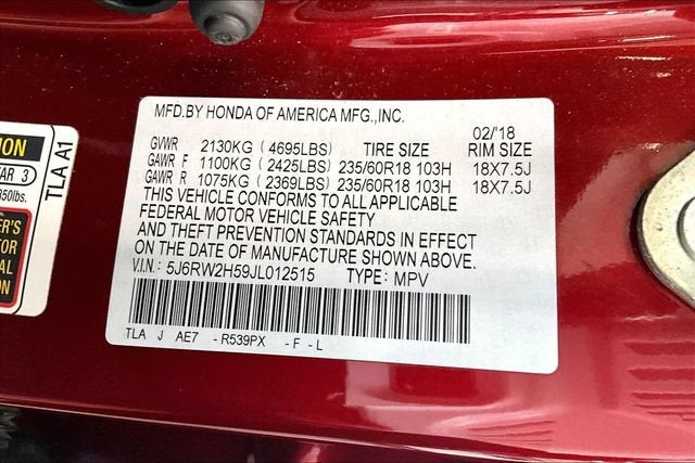 2018 Honda CR-V EX