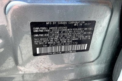 2018 Subaru Forester 2.5i