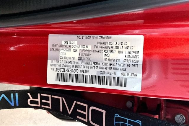 2025 Mazda Mazda CX-5 2.5 S Select Package