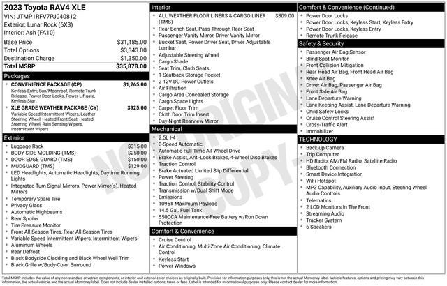 2023 Toyota RAV4 XLE