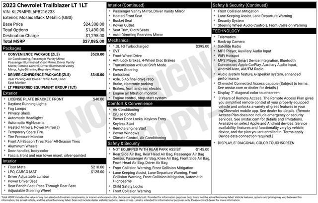 2023 Chevrolet Trailblazer LT