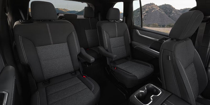 2026 GMC Acadia interior seating.