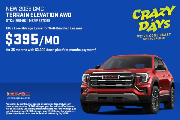 NEW 2026 GMC TERRAIN ELEVATION AWD