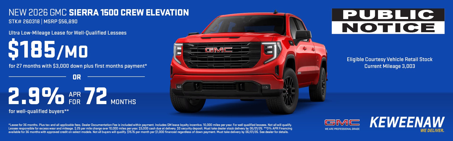 2026 GMC SIERRA 1500 CREW ELEVATION